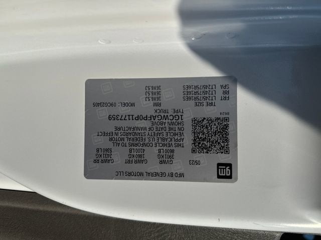 2023 Chevrolet Express Cargo 2500 WT