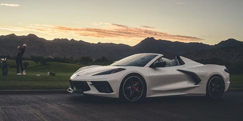 2027 Chevrolet Corvette Stingray rear three-quarter