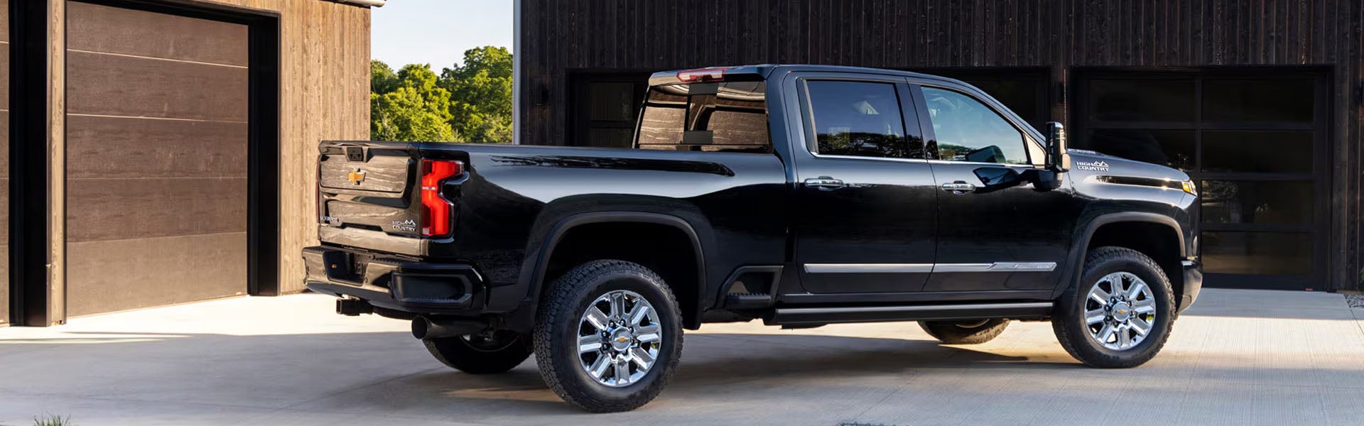 2026 Chevrolet Silverado 2500HD High Country rear three-quarter view