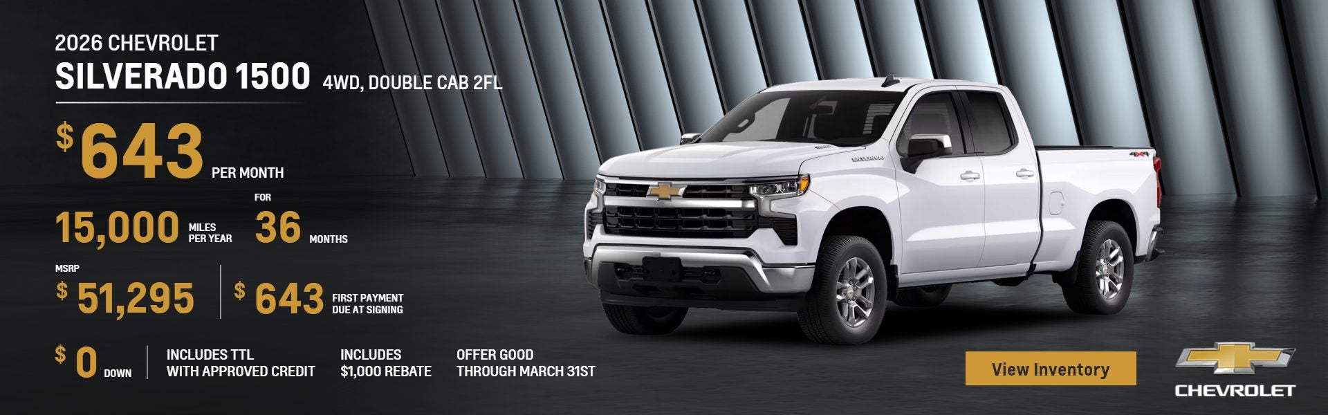 26 Chevrolet Silverado Double Cab