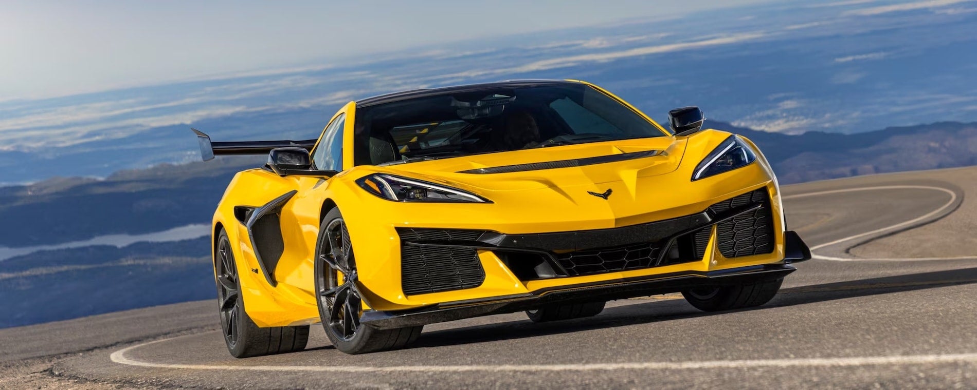 2027 Chevrolet Corvette ZR1 front three-quarter
