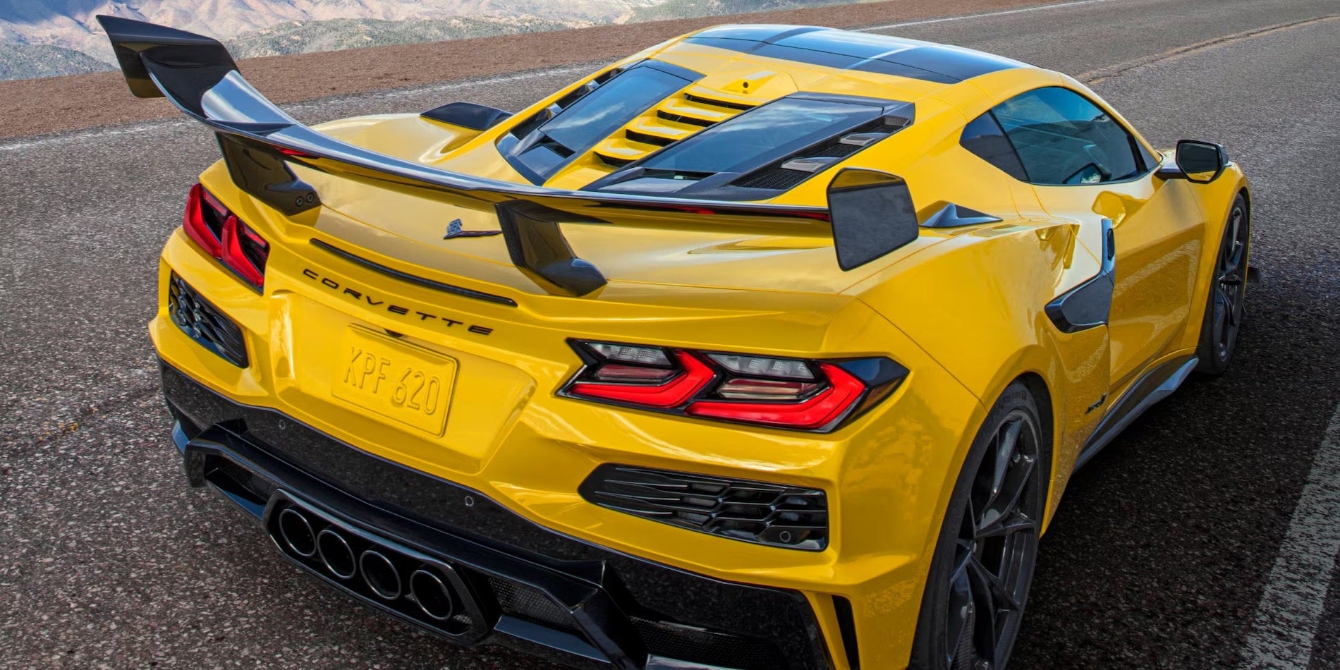 2027 Chevrolet Corvette ZR1 on the road