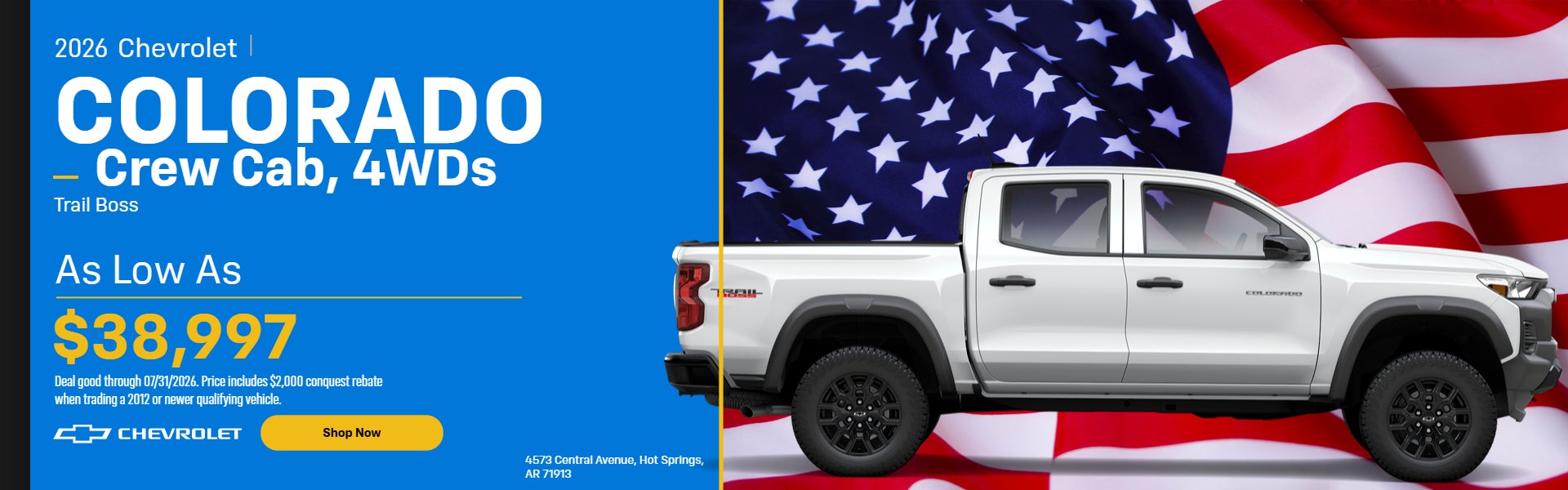 2026 Colorado Crew Cab 4WD