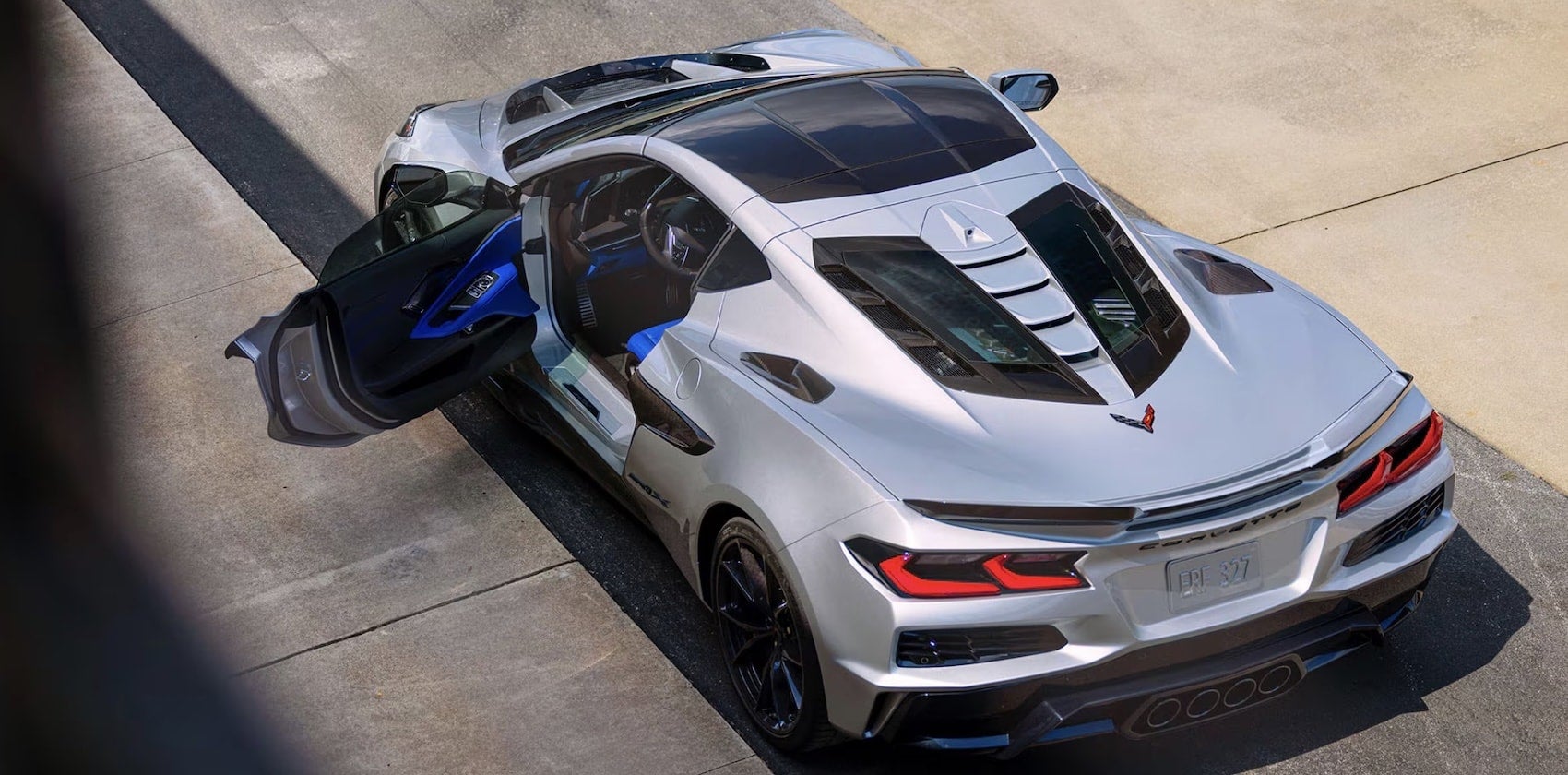 2027 Chevrolet Corvette ZR1X rear three-quarter