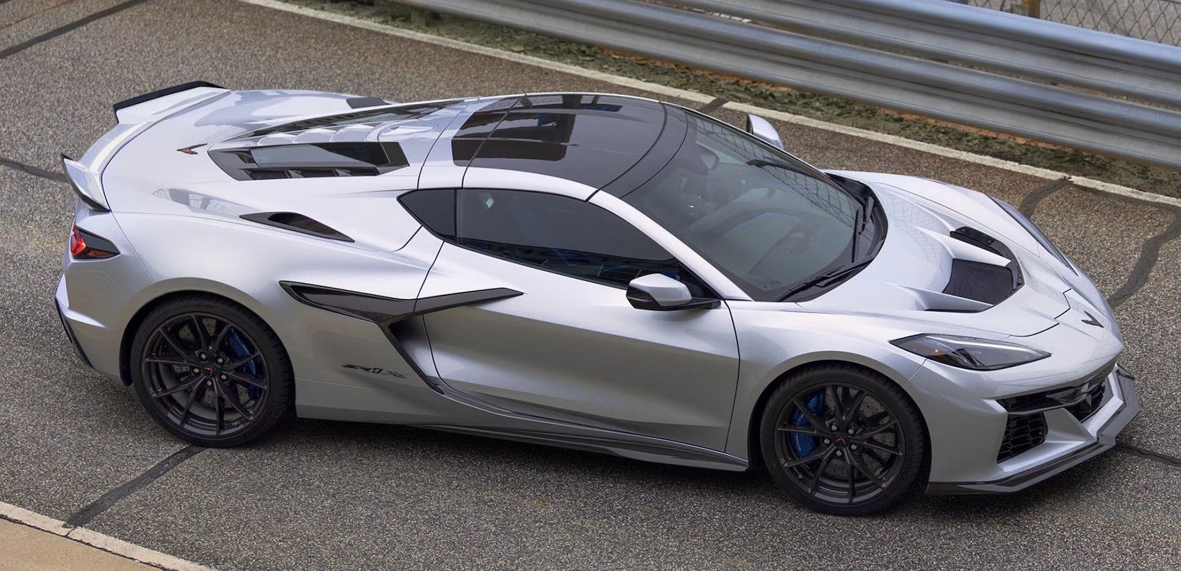 2027 Chevrolet Corvette wide-body rear three-quarter